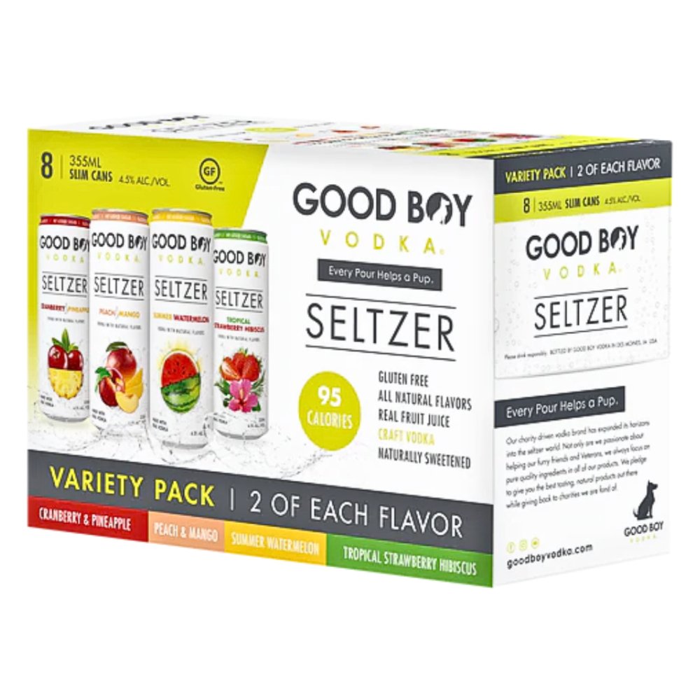 "5 Refreshing Flavors: Good Boy Seltzer Cocktail Variety Pack!" - BuyMyLiquor