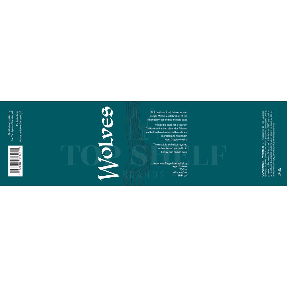 Celebrating the American West: Wolves 5 Year Old American Single Malt Whiskey - BuyMyLiquor