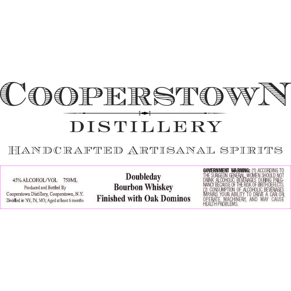 Cooperstown Doubleday Bourbon: A Distinct Blend of Craftsmanship - BuyMyLiquor