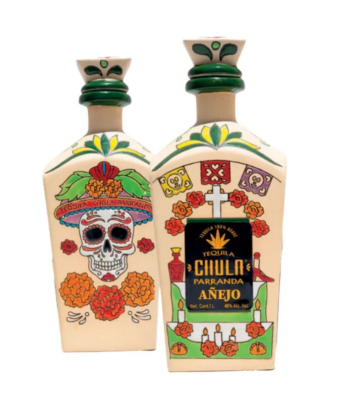 Crafted Excellence: Chula Parranda Catrina Añejo Ceramic Tequila - BuyMyLiquor