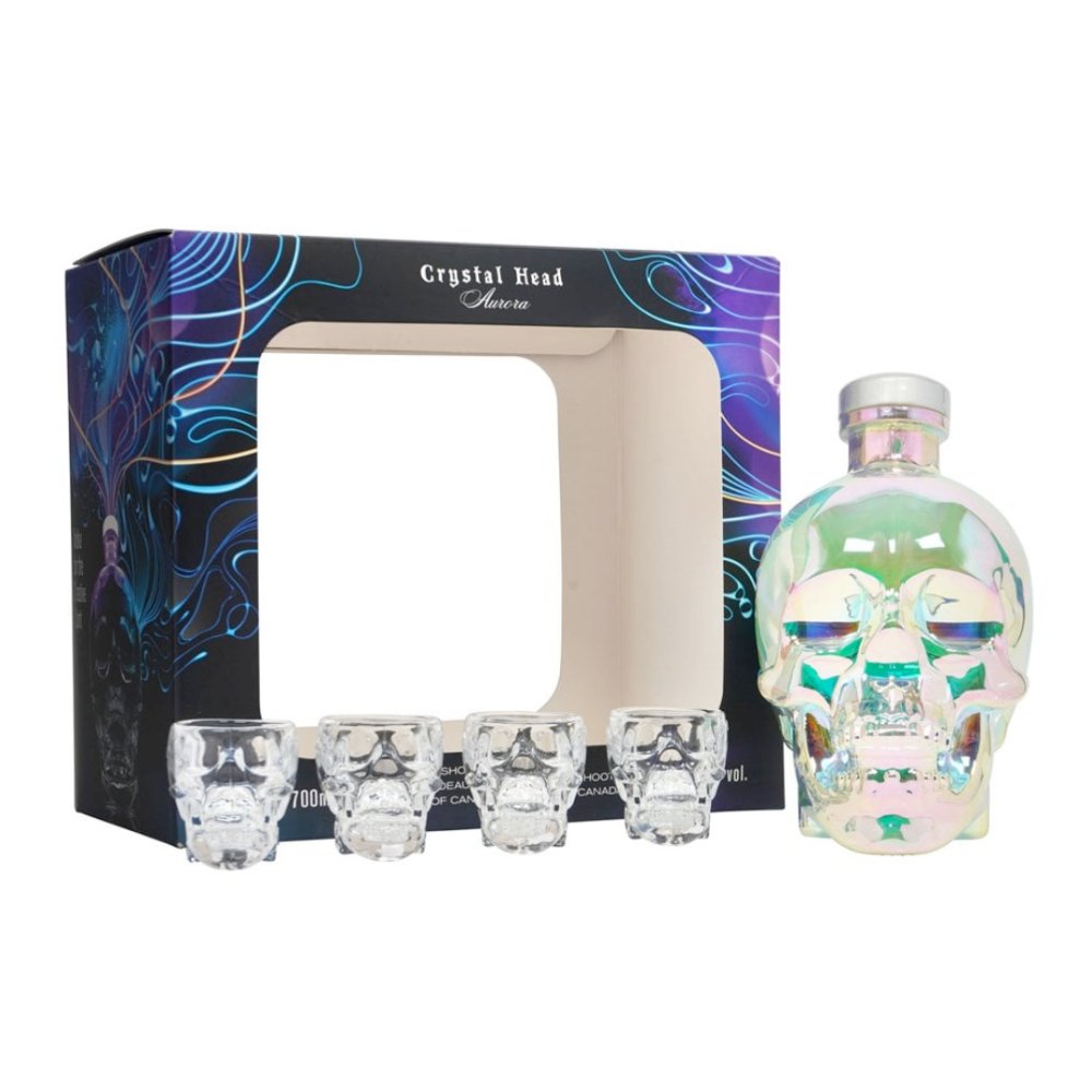 Crystal Head Aurora Gift Set: A Mesmerizing Vodka Experience - BuyMyLiquor