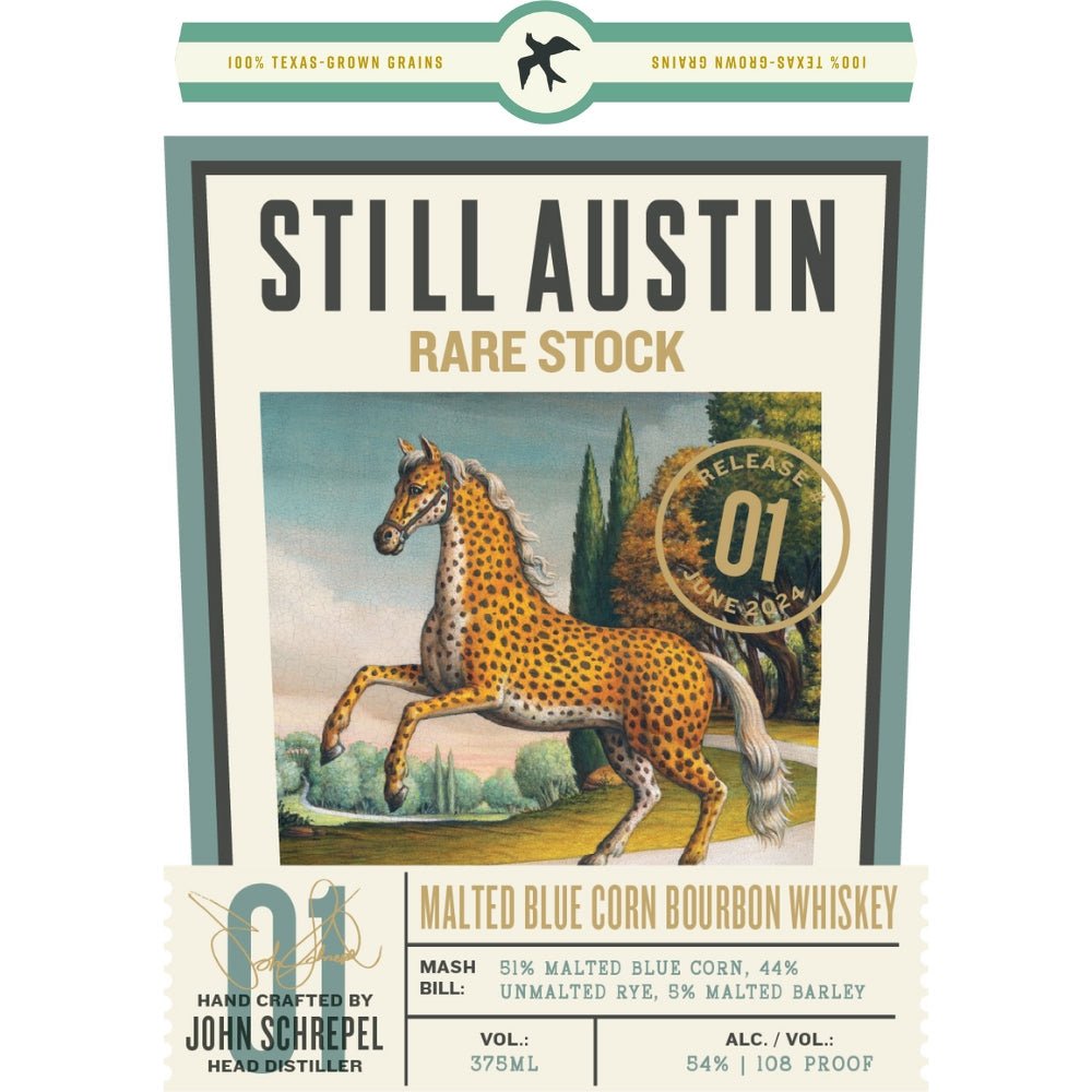 Exploring the Avant-Garde: Still Austin Rare Stock Malted Blue Corn Bourbon - BuyMyLiquor