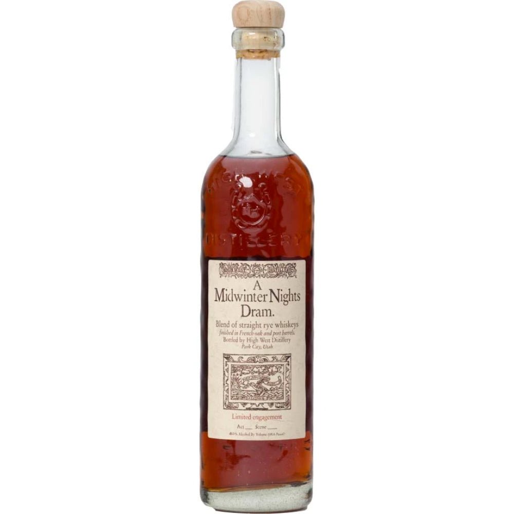 High West A Midwinter Night’s Dram: A Whiskey Blend of Bold Rye and Subtle Sweetness - BuyMyLiquor