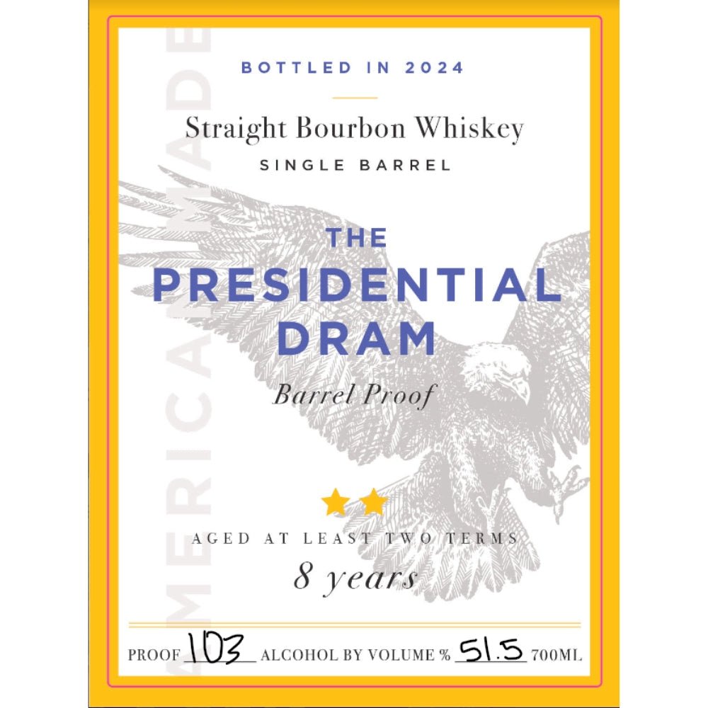 Introducing: The Presidential Dram 8 Year Old Bourbon 2024 Release! - BuyMyLiquor