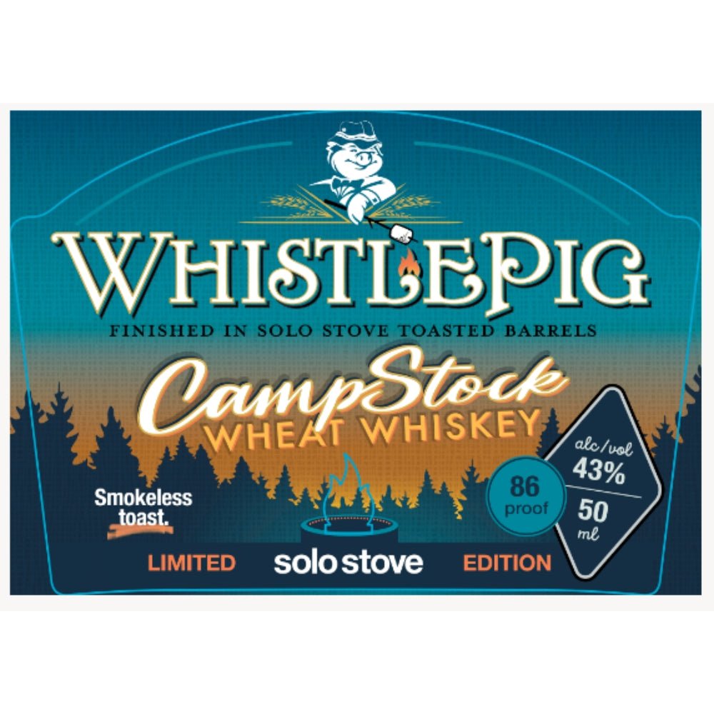 Introducing the Whistlepig CampStock Solo Stove Limited Edition 50ml Bottle - BuyMyLiquor
