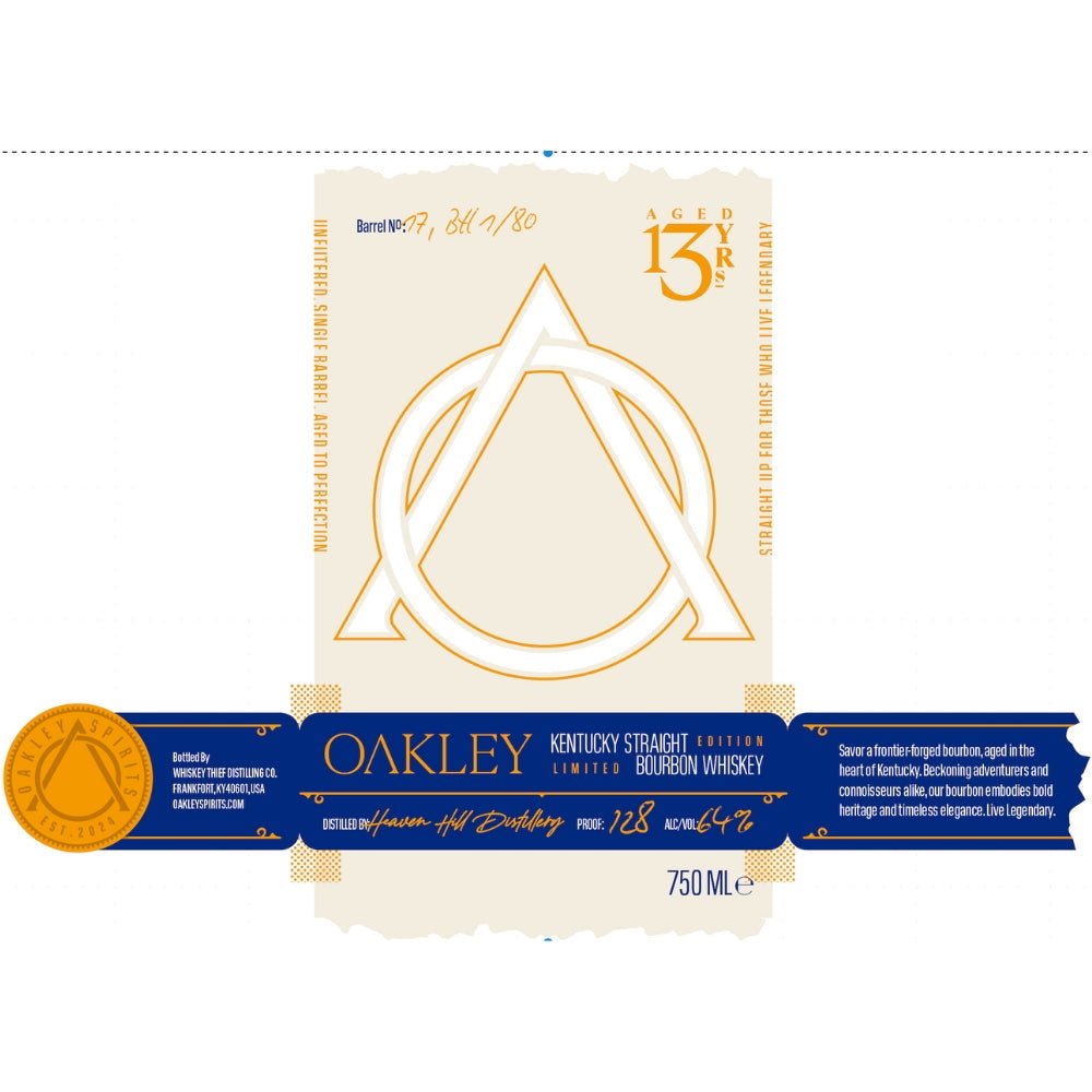 "Live Legendary with Oakley Bourbon: Limited Edition Release" - BuyMyLiquor