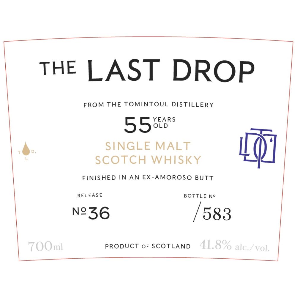 The Last Drop Release No. 36: A Luxurious Journey of 40-Year-Old Blended Scotch Whisky - BuyMyLiquor