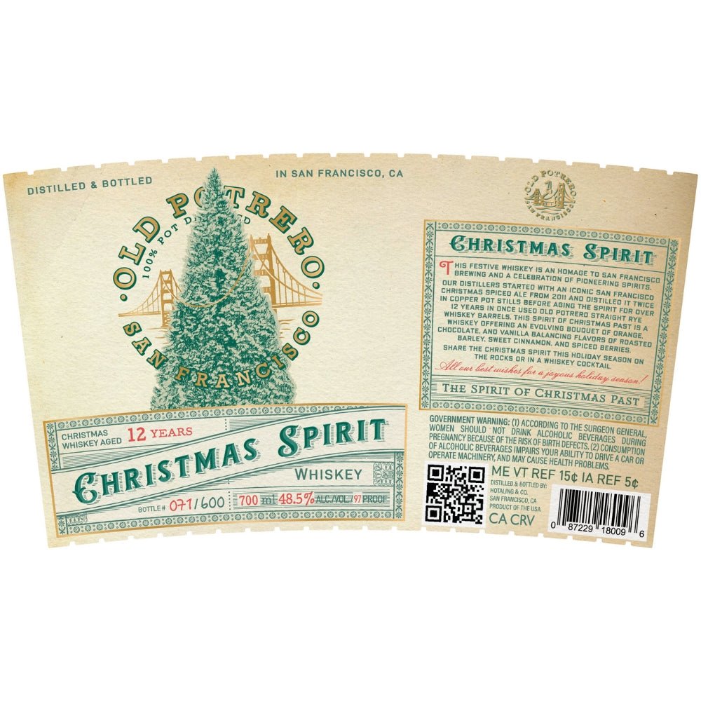 The Spirit of Christmas Past: A Review of Old Potrero 12 Year Old Whiskey - BuyMyLiquor
