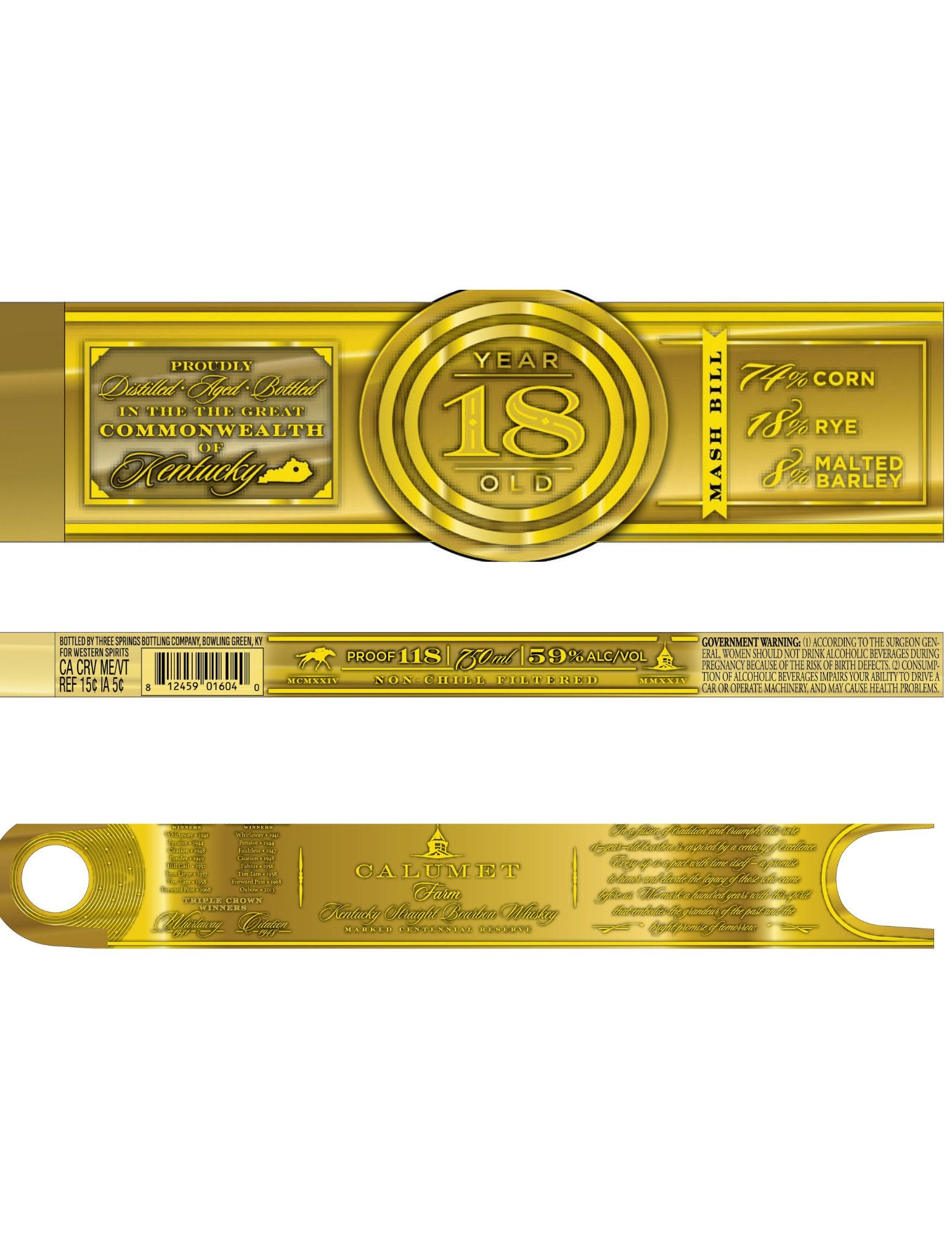 "Unveiling Calumet Farm 18-Year-Old Centennial Celebration Bourbon" - BuyMyLiquor