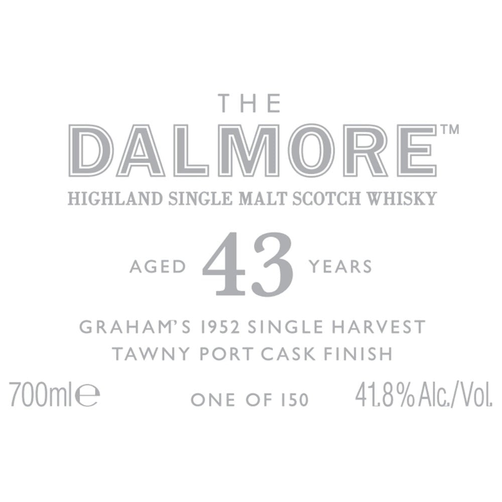 Unveiling the Elegance: The Dalmore 43 Year Old Single Harvest Tawny Port Cask - BuyMyLiquor
