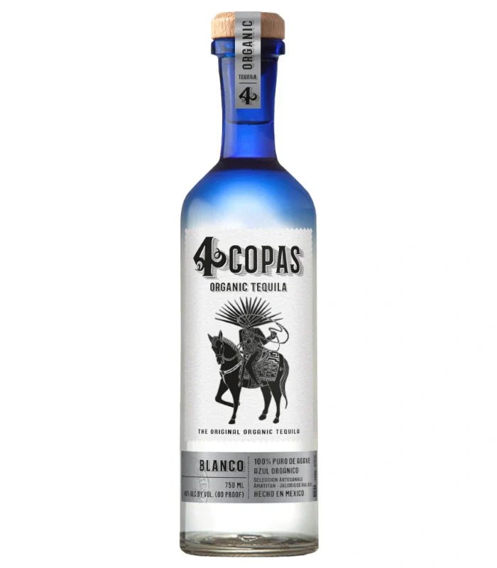 4 Copas Organic Tequila Blanco 750mL 4 Copas Tequila
