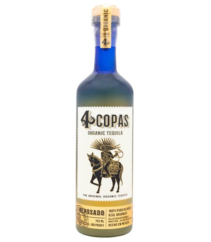 4 Copas Organic Tequila Reposado 750mL 4 Copas Tequila