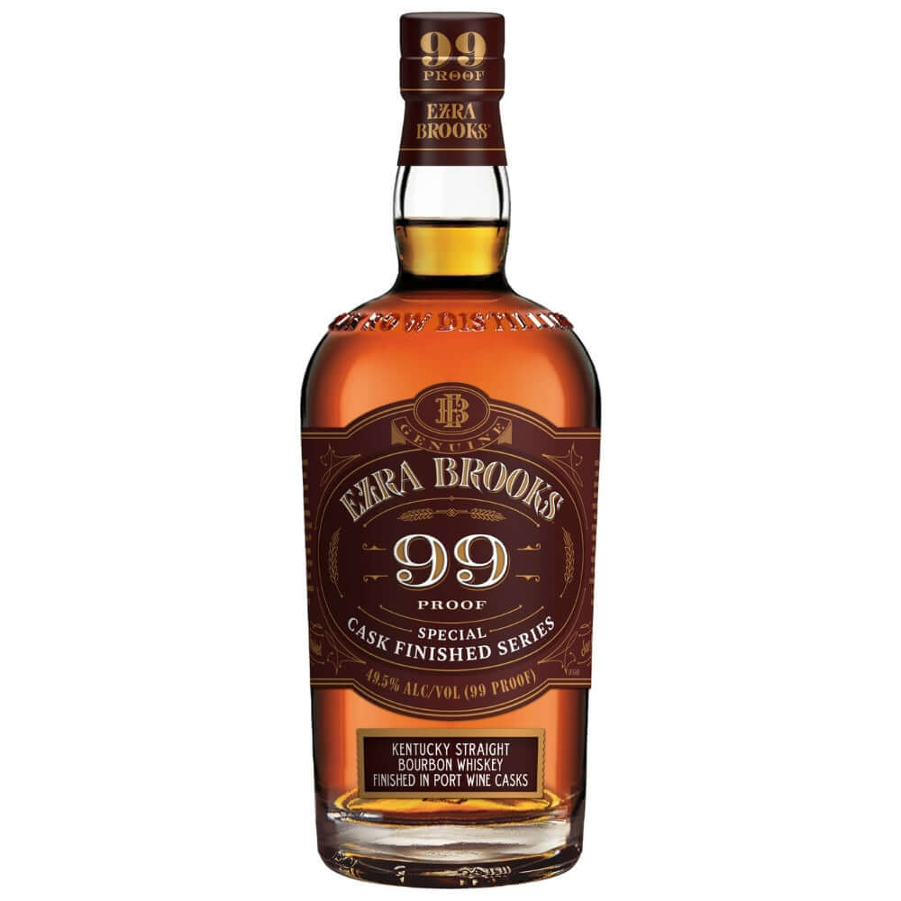 Ezra Brooks 99 Proof Bourbon Finished in Port Wine Casks Ezra Brooks