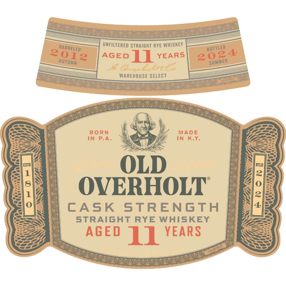Old Overholt 11 Year Old Cask Strength Straight Rye Old Overholt