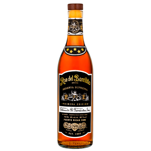 Ron Del Barrilito Five Stars Reserva Suprema Rum 750mL Ron Del Barrilito