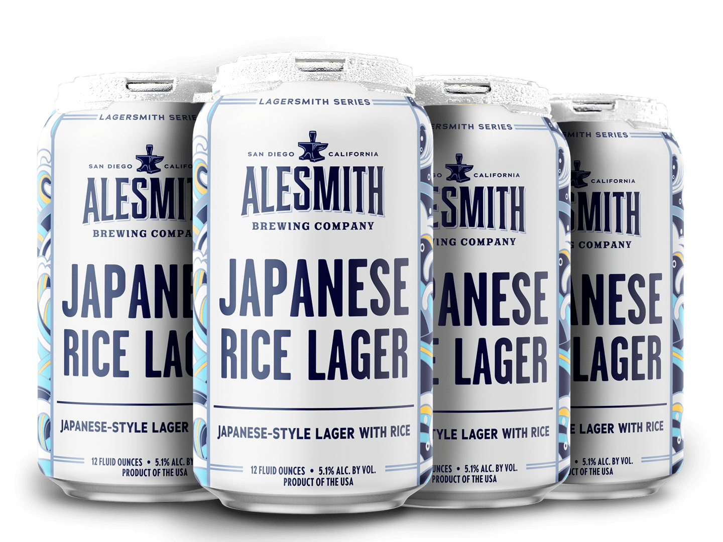 AleSmith Japanese Rice Lager (5.1% ABV) 12oz Cans - Main Street Liquor