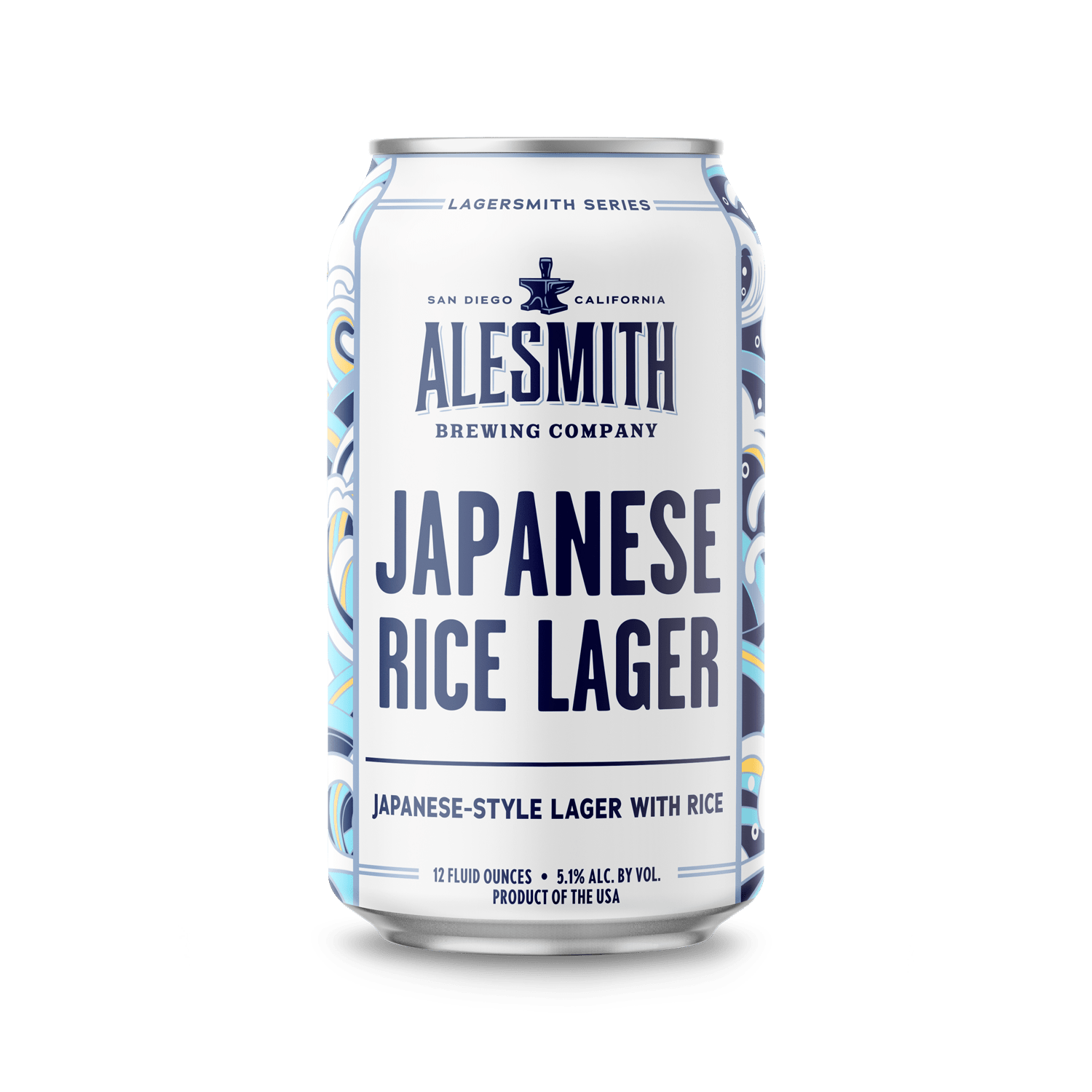 AleSmith Japanese Rice Lager (5.1% ABV) 12oz Cans - Main Street Liquor