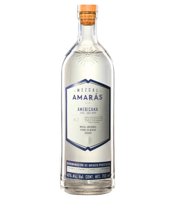 Amaras Mezcal Joven Americana 750mL Amaras