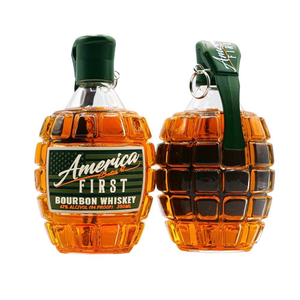 America First Grenade Straight Bourbon Whiskey 2 Pack - Main Street Liquor