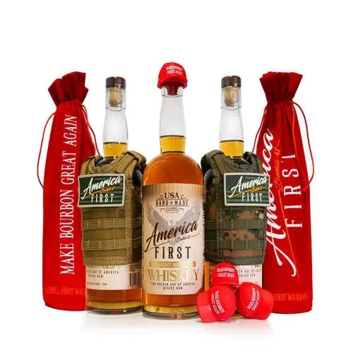 America First Straight Bourbon Whiskey Collectors Edition 3-Pack - Main Street Liquor