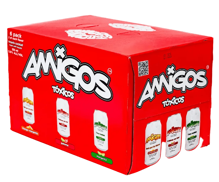 Amigos Tóxicos Tequila Cocktail Variety Pack 6-Pack - BuyMyLiquor