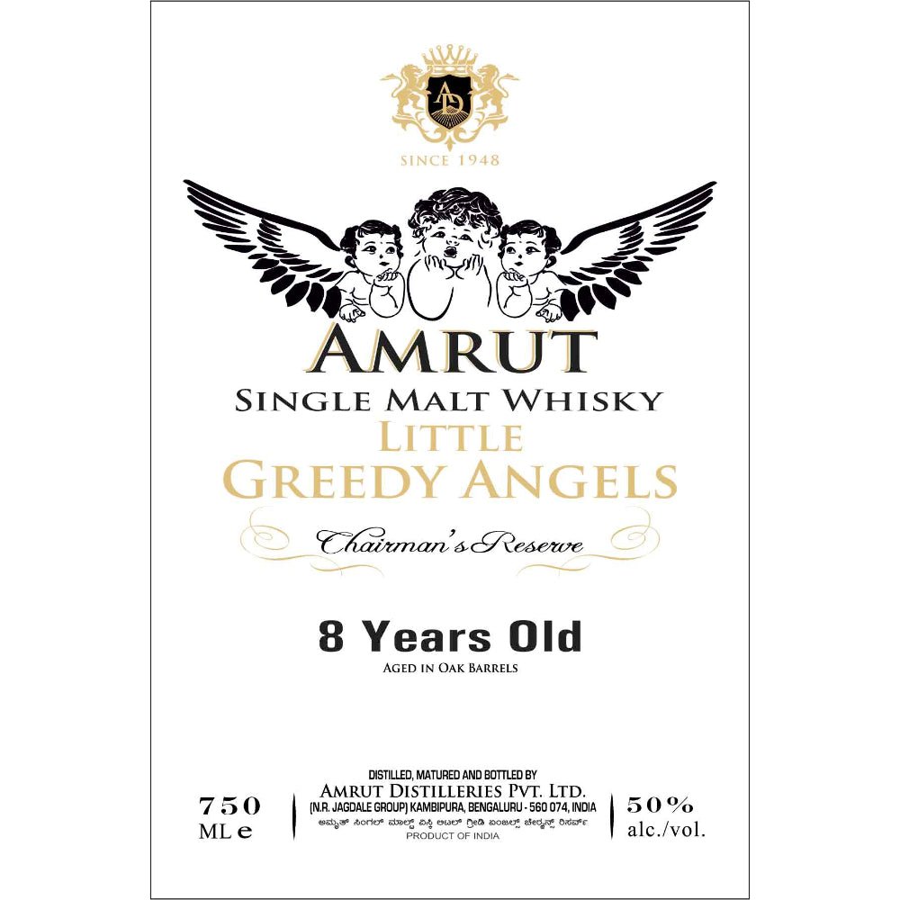 Amrut Little Greedy Angels Chairman’s Reserve 8 Year Old - Main Street Liquor