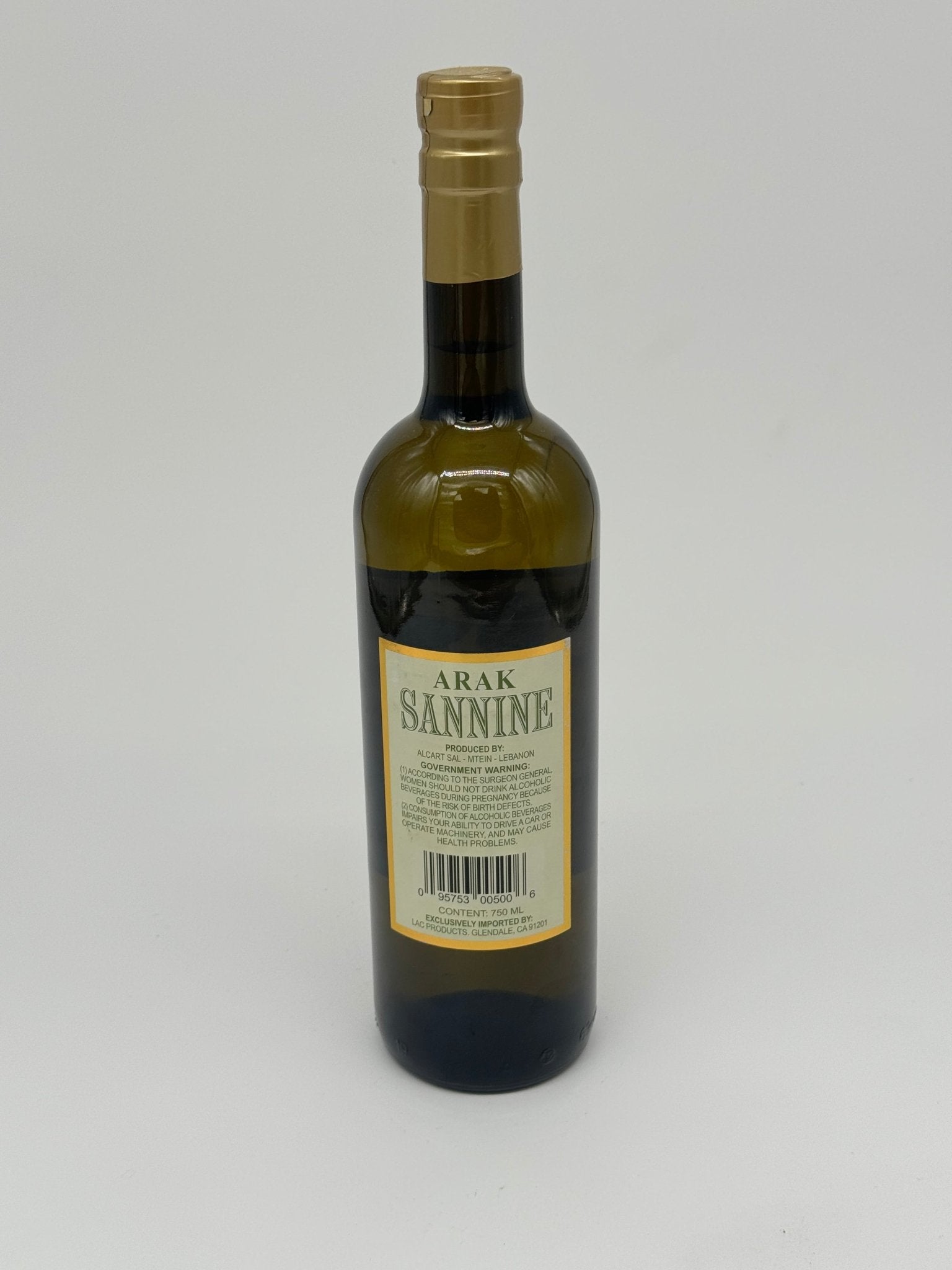 Arak Sannine 750mL - BuyMyLiquor