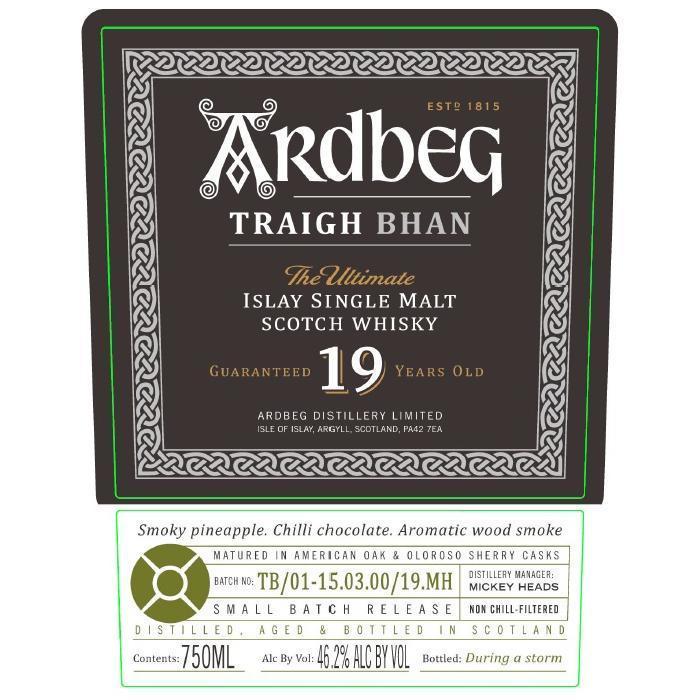 Ardbeg Traigh Bhan 19 Year Old - Main Street Liquor