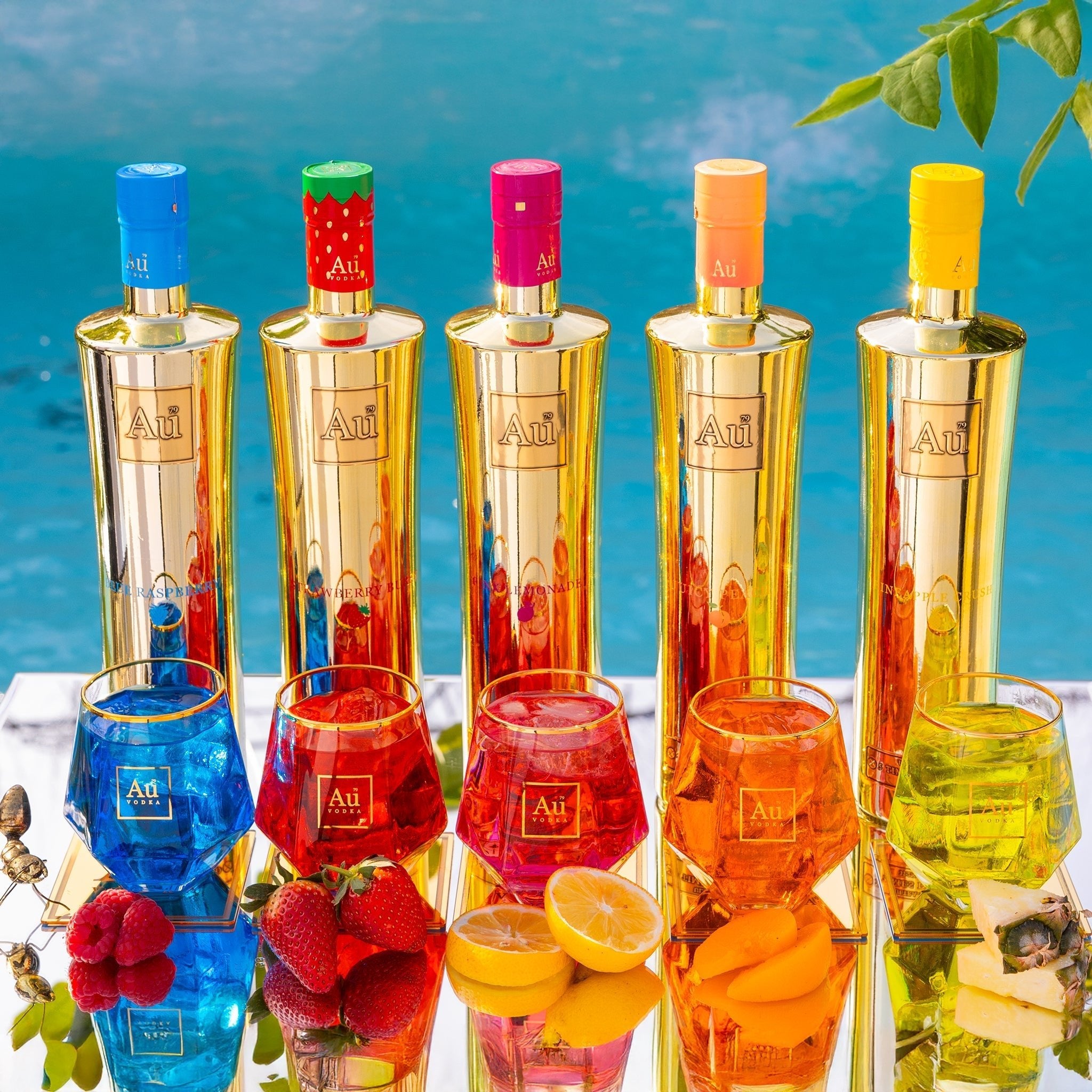 Au Vodka Juicy Peach 5 Bottle Bundle - BuyMyLiquor
