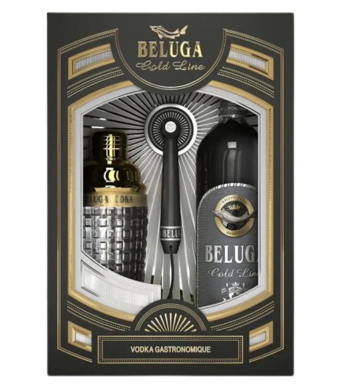 Beluga Noble Gold Line Vodka Gift Set w/ Shaker - BuyMyLiquor