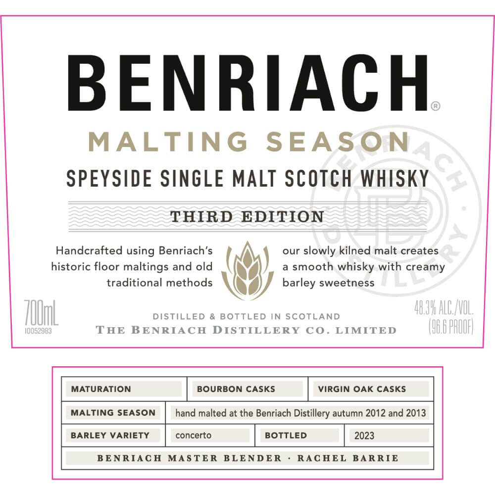 Benriach Malting Season Third Edition - Main Street Liquor
