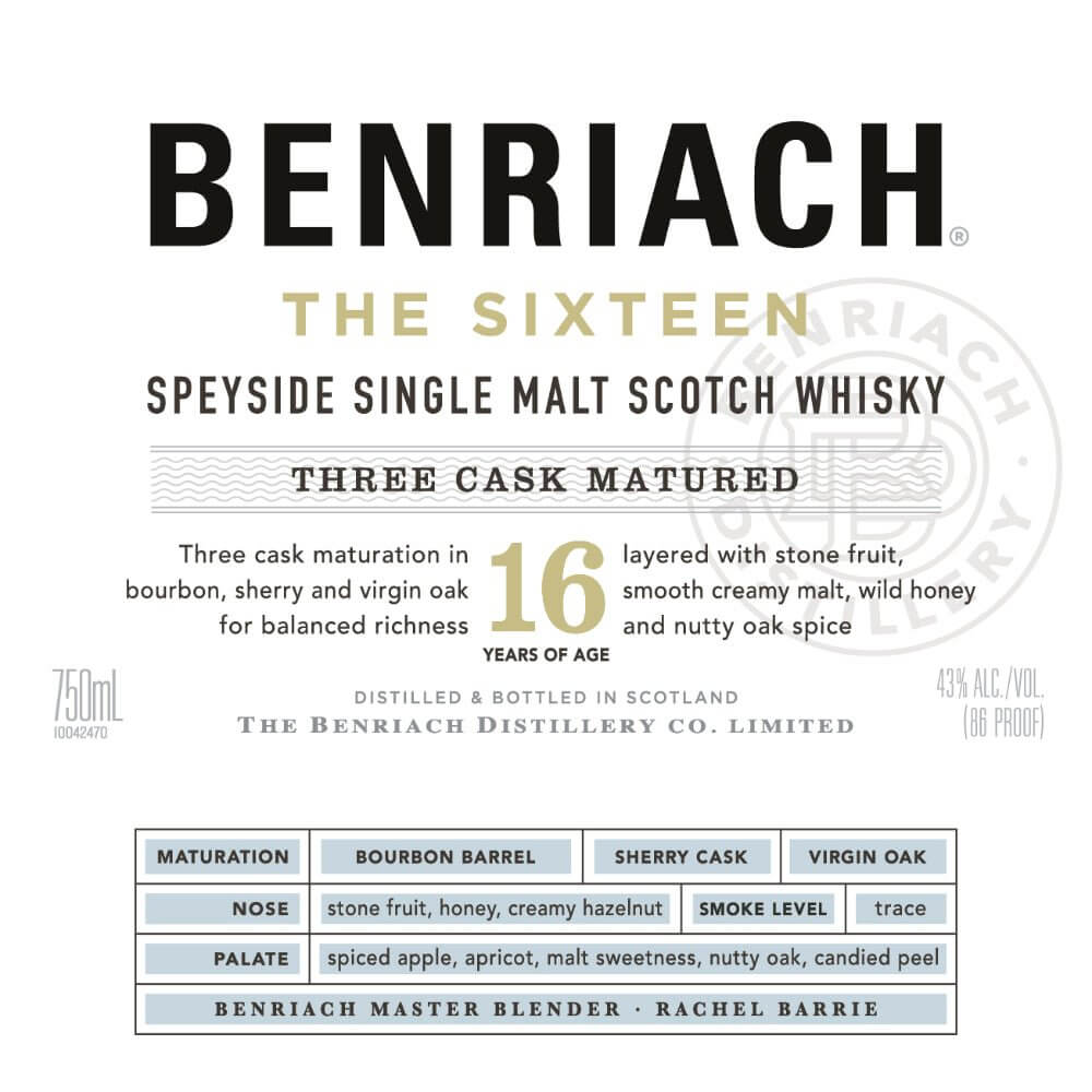 BenRiach The Sixteen - Main Street Liquor