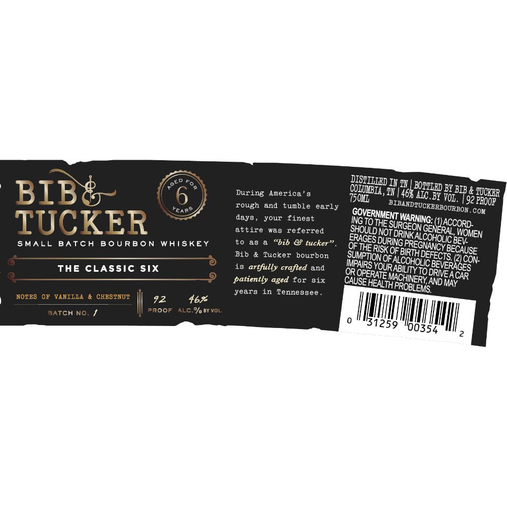 Bib & Tucker The Classic Six Small Batch Bourbon - BuyMyLiquor