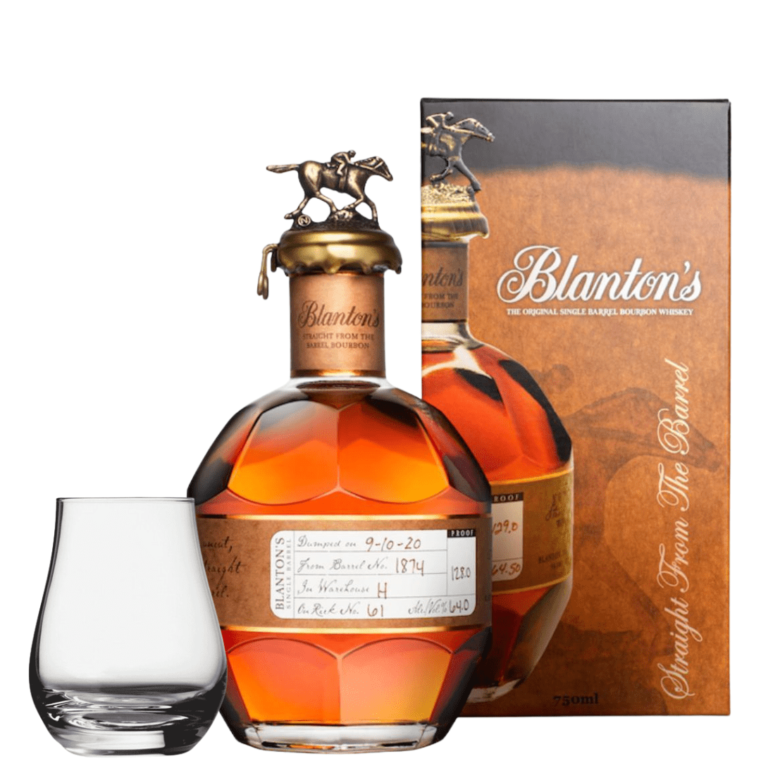 Blanton’s Straight From The Barrel 700ml with Spey Dram Glass - BuyMyLiquor