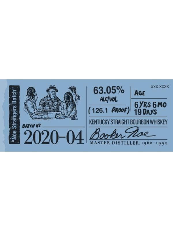 Booker’s "Noe Strangers Batch" Batch 2020-04 - Main Street Liquor