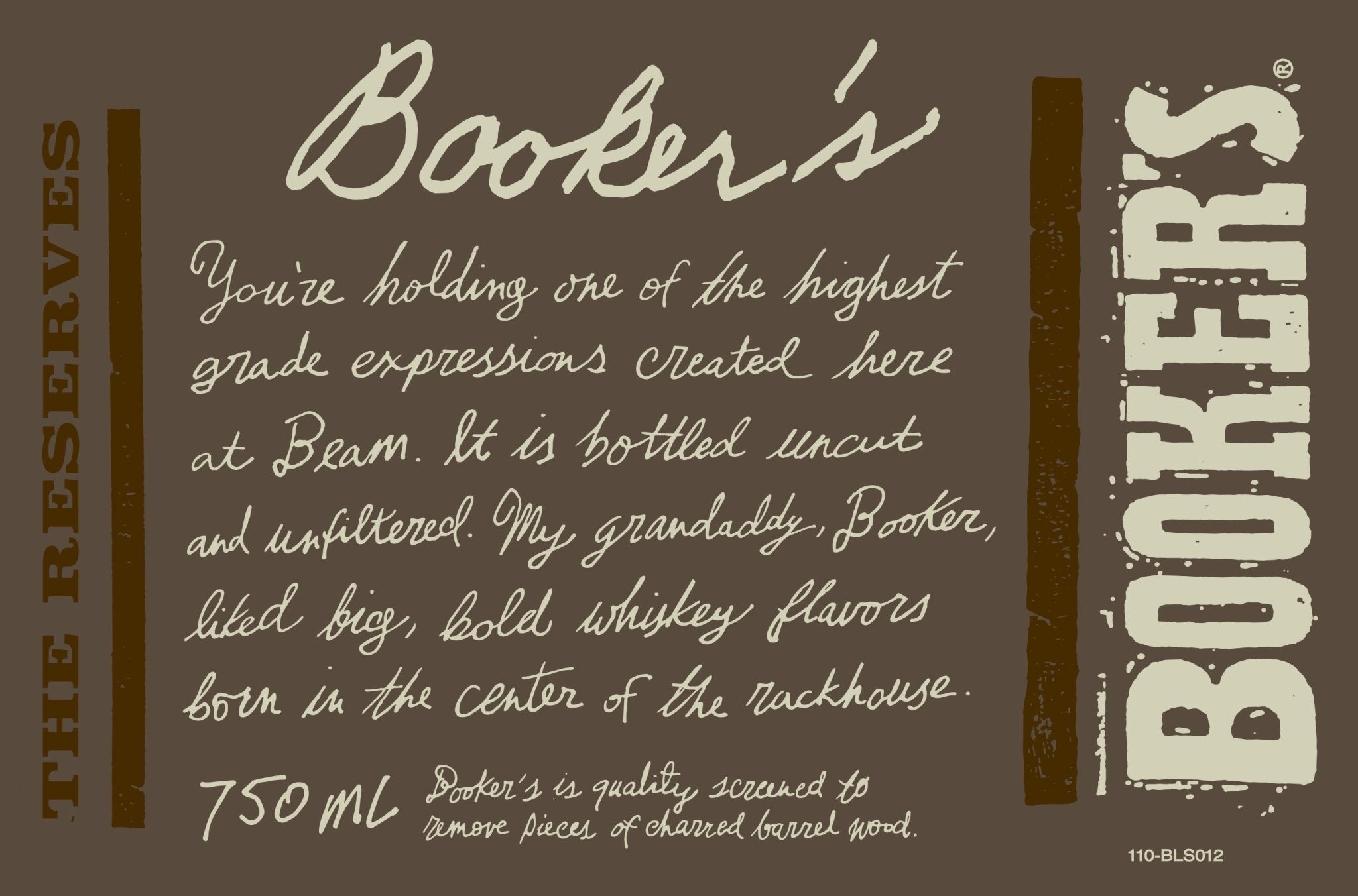 Booker’s The Reserves 2025 Kentucky Straight Bourbon Whiskey Finished in Tequila Barrels - Main Street Liquor