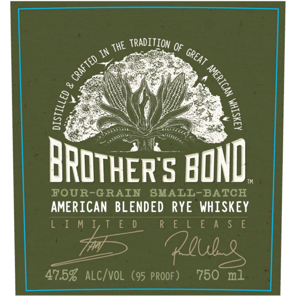 Brother’s Bond American Blended Rye Whiskey By Ian Somerhalder & Paul Wesley - Main Street Liquor