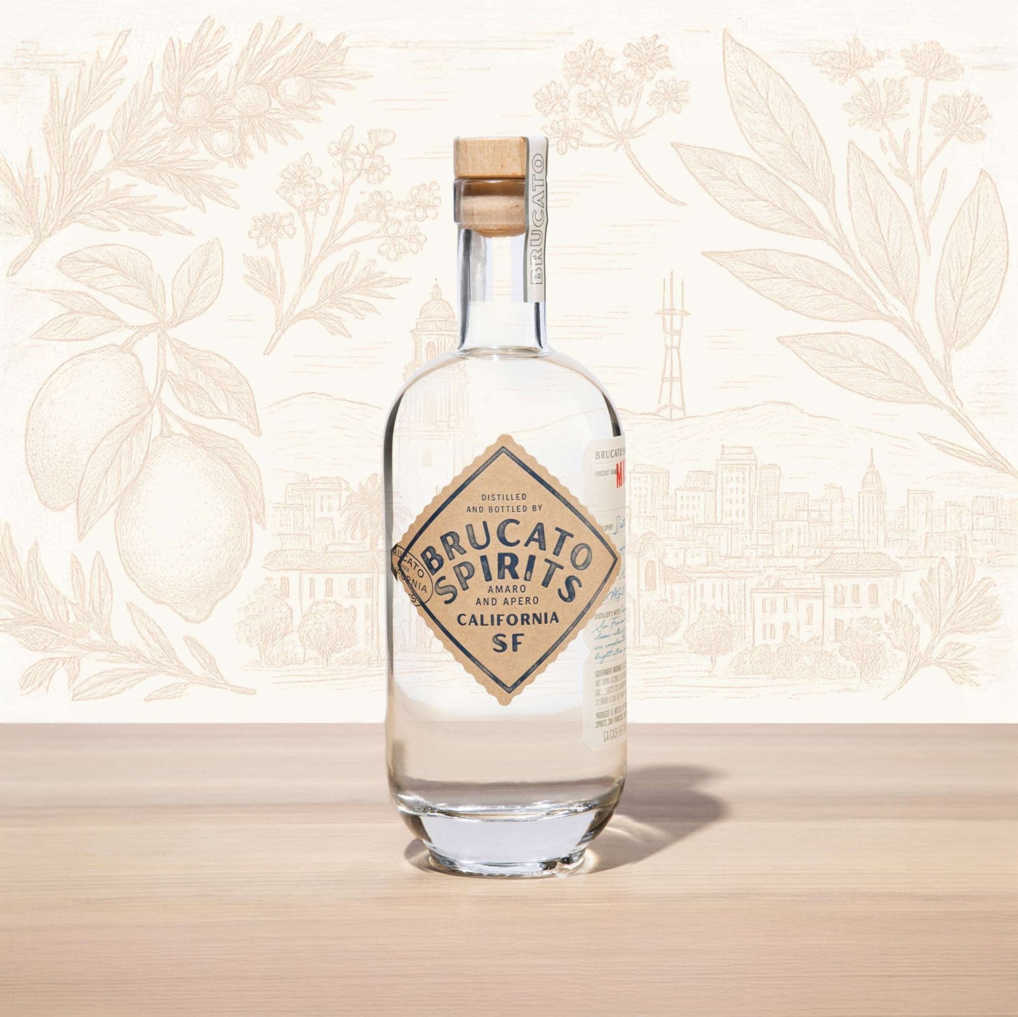 Brucato Mission Gin – California Grape - Based American Gin 750ml - Main Street Liquor