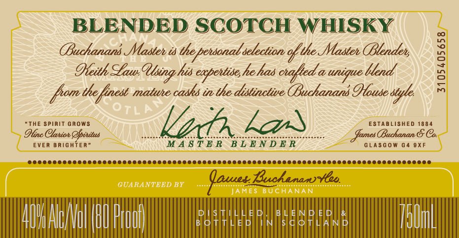 Buchanan's Master Blended Scotch Whisky - Main Street Liquor