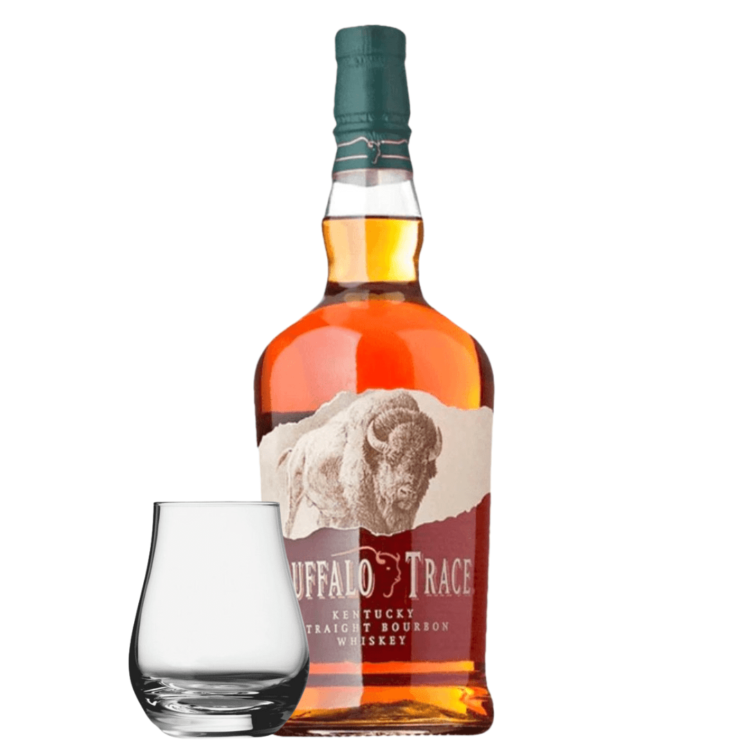 Buffalo Trace Kentucky Straight Bourbon 750ml with Spey Dram Glass - BuyMyLiquor