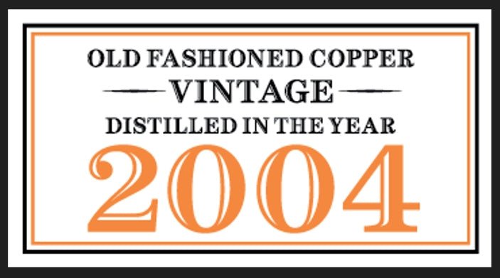 Buffalo Trace O.F.C. 2004 Vintage Bourbon Whiskey Ultra Rare Old Fashioned Copper Release Buffalo Trace