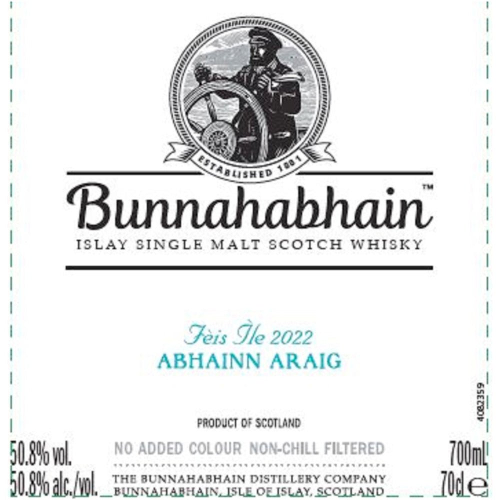 Bunnahabhain Fèis Ìle 2022 Abhainn Araig - Main Street Liquor