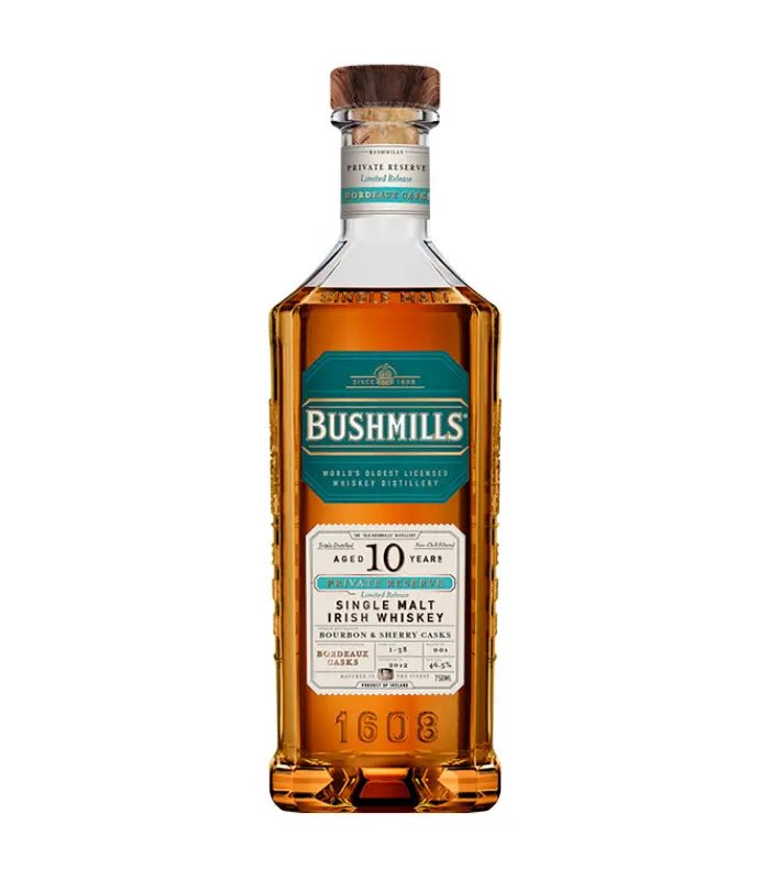 Bushmills 10 Year Old Private Reserve Bordeaux Cask Finished Bushmills