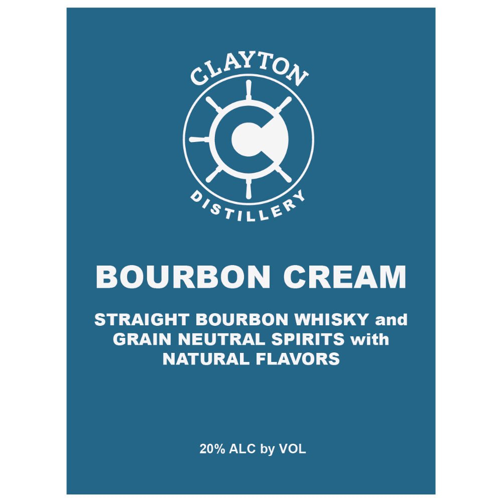 Clayton Distillery Bourbon Cream - Main Street Liquor