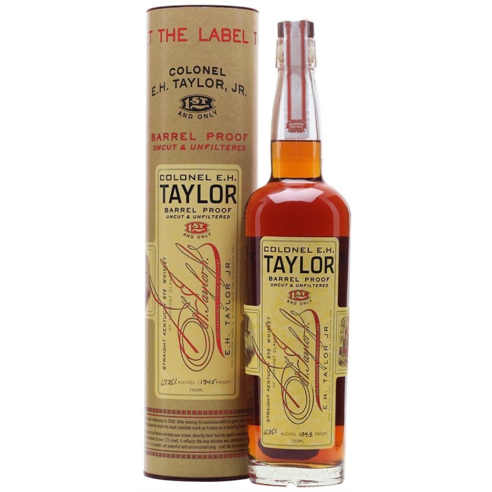 Colonel E.H. Taylor Barrel Proof Rye Whiskey Bourbon Colonel E.H. Taylor