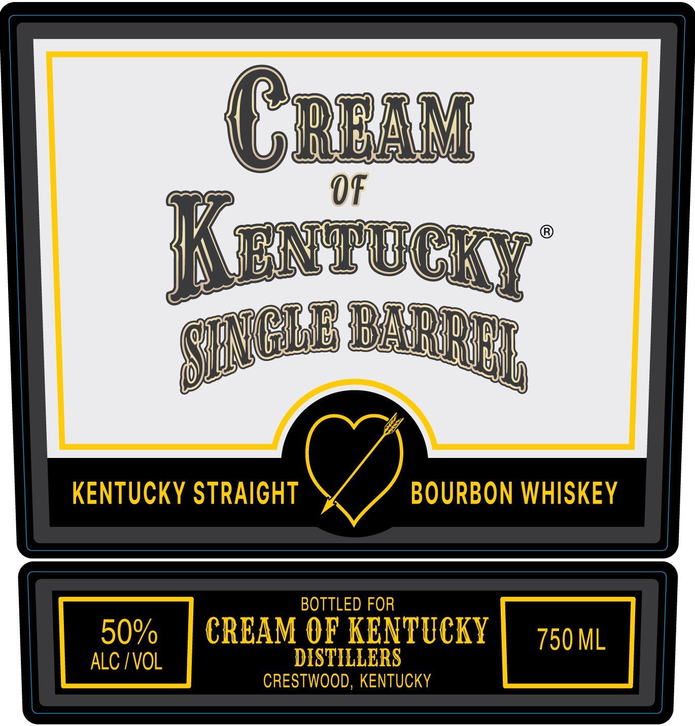 Cream of Kentucky Single Barrel Bourbon Whiskey Cream Of Kentucky