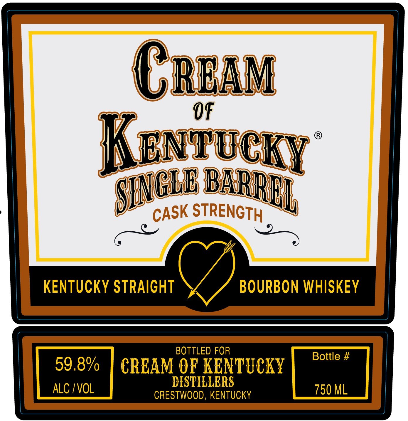 Cream of Kentucky Single Barrel Cask Strength Bourbon Cream Of Kentucky