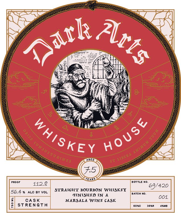 Dark Arts Whiskey House 7.5 Year Cask Strength Bourbon Marsala Wine Cask Finish - Main Street Liquor
