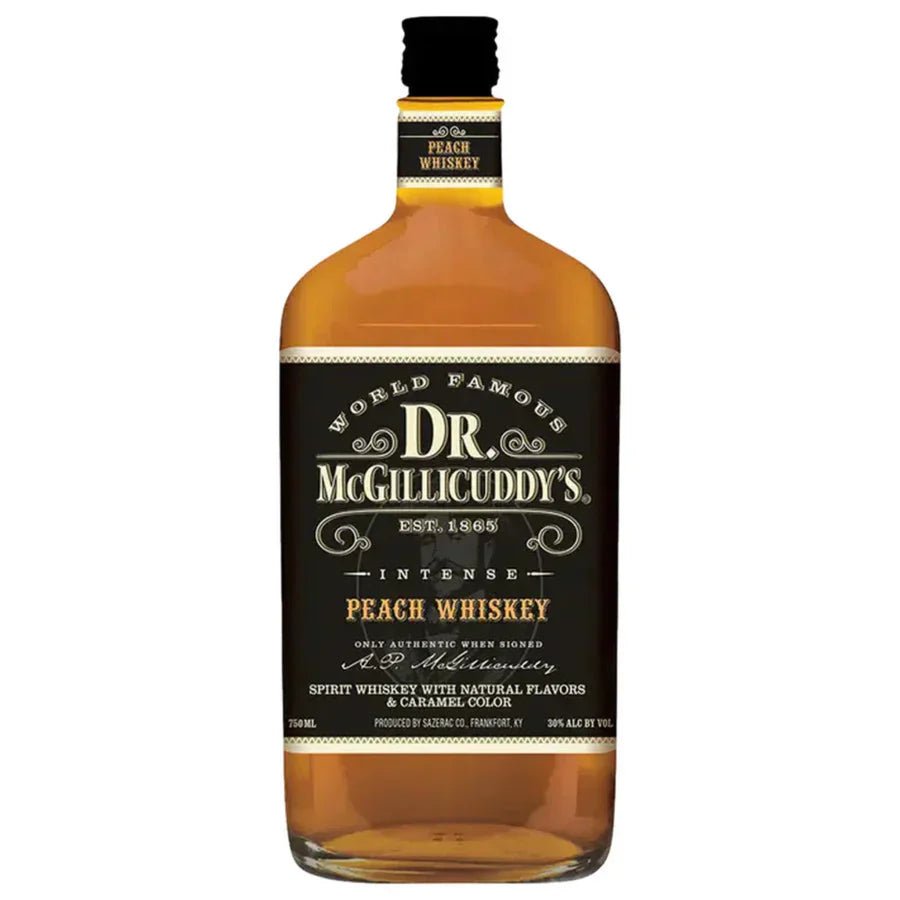 Dr. McGillicuddy's Intense Peach Whiskey 1L - Main Street Liquor