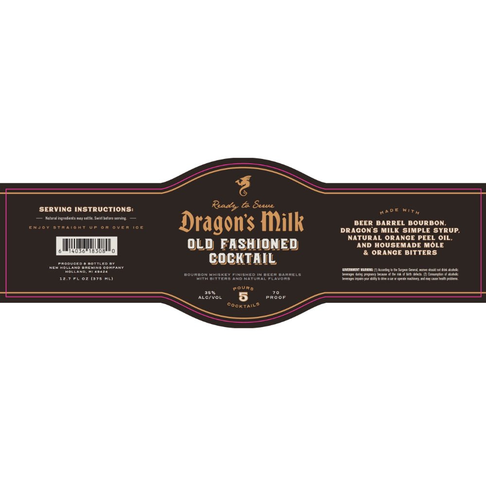 Dragon’s Milk Old Fashioned Cocktail - Main Street Liquor